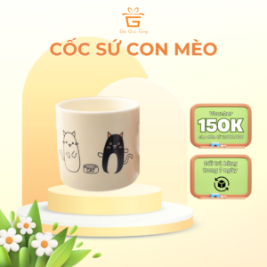 Cốc sứ hình con mèo