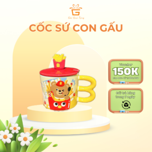 cốc hình con gấu