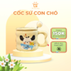 cốc hình con chó