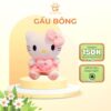 Gấu bông hello kitty lớn váy hồng đáng yêu